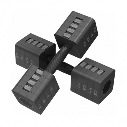 5-in-1 Adjustable Dumbbell Set 3LB to 11LB Quick-Select Weights for Home Gym – 2 Pack