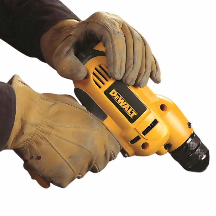DEWALT 8.0-Amp 3/8-Inch Corded Drill Kit: Variable Speed & Comfort Grip